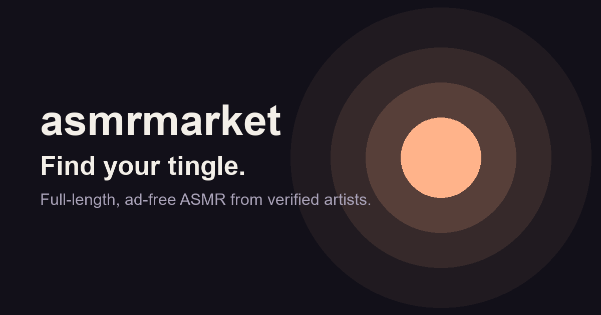 ASMR Market visual